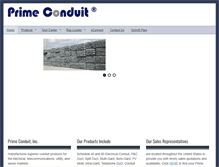 Tablet Screenshot of primeconduit.com